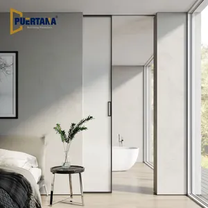 Interior Modern Pocket Doors Glass Sliding Pocket Door Hardware Kit Interior Aluminum Frame Sliding Glass Pocket Doors System