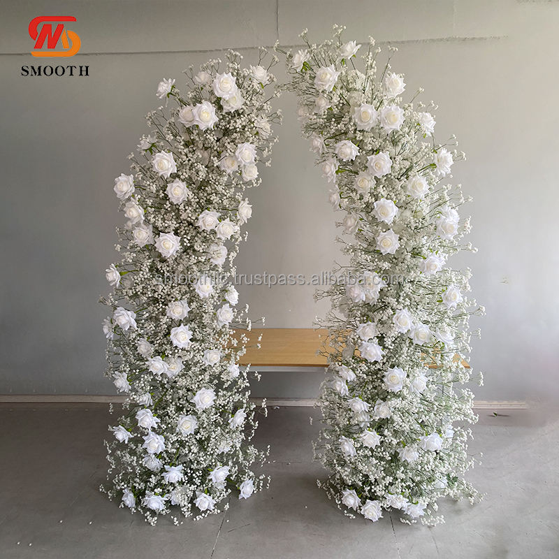 ซุ้มดอกไม้1.9M + 2.1m พร้อมขาตั้งโลหะ