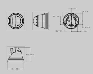 <span class=keywords><strong>Camera</strong></span> IP Vòm Vòm Tháp Pháo Mini 2MP @ 30fps Sony307 3.6Mm 2.8Mm Ống Kính Cố Định Tầm Nhìn Ban Đêm - Product Image 6