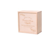 Boîte à souvenirs en bois avec couvercle coulissant, boîte cadeau en bois brut, boîte de rangement de bureau pour souvenirs de mariage, photos, cosmétiques, artisanat