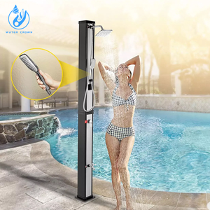 <span class=keywords><strong>Douche</strong></span> <span class=keywords><strong>solaire</strong></span> pour <span class=keywords><strong>piscine</strong></span> extérieure en acier inoxydable Water Crown, équipement <span class=keywords><strong>de</strong></span> spa extérieur, prix d'usine - Product Image 1