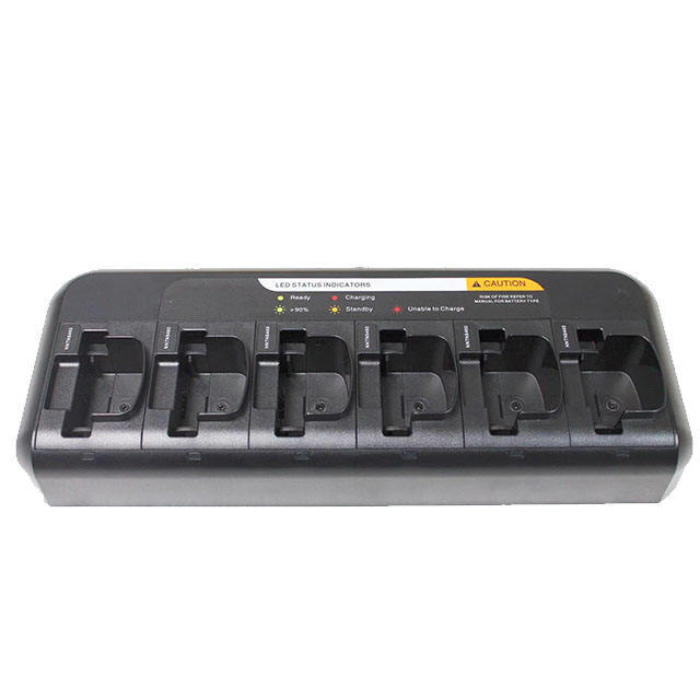 Walkie Talkie Base Charger PMLN6588A Multi-Unit 6-Way Radio Charger with Lamp OEM Motorola PR400 CP200 XLS CP150 Series
