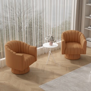 Modern Velvet Barber Shop Armchair New Style Swivel Chair <b>for</b> Salon Metal Eco-friendly Carton Beauty Salon Furniture Arm Chair - Product Image 1