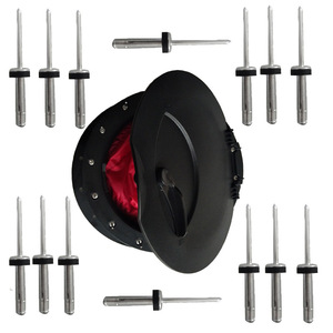 Escabeau de rangement étanche de 9 pouces avec rivets métalliques pour le camping, le kayak, le canoë et les bateaux - Product Image 1