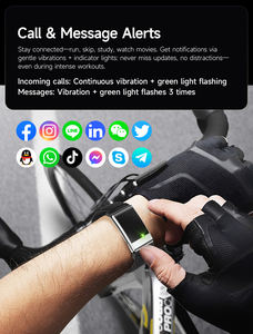 Gelang Pintar Elektronik Sensor EKG PPG Tanpa Layar, Baterai, Deteksi Detak Jantung, Smartband Anak, Pelacak Kebugaran Tanpa Layar - Product Image 3