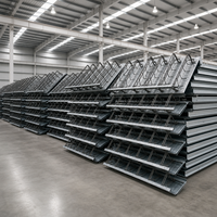 Tôle de plancher en treillis d'acier renforcé pour système de plancher rapide pour bâtiments préfabriqués, projet en Asie du Sud-Est