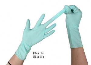 100 pièces <span class=keywords><strong>de</strong></span> gants jetables en nitrile synthétique vert <span class=keywords><strong>de</strong></span> Malaisie, sans poudre, pour les dents, multi-usages - Product Image 5