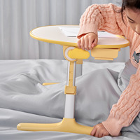 Table de bureau d'ordinateur portable réglable en hauteur support de lit bureau d'ordinateur portable table de lecture pliable pour enfants
