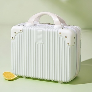 Estuche de <span class=keywords><strong>Maquillaje</strong></span> Pequeño Personalizado con Cierre, Mini Maleta de 14 Pulgadas, Impermeable, Antirrobo, con Interfaz USB, Bolsa de Viaje - Product Image 5