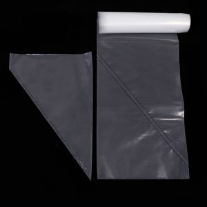 Sacs à fermeture éclair triangulaires transparents en PE personnalisés de plusieurs tailles avec gaufrage pour produits de boulangerie, recyclables - Product Image 3