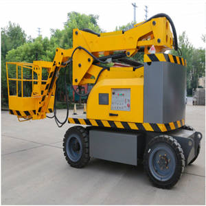 गर्म बिक्री हाइड्रोलिक व्यक्त बूम लिफ्ट/मोबाइल स्पाइडर चोर क्रैंक हाथ बूम लिफ्ट हवाई काम लिफ्ट मंच - Product Image 3