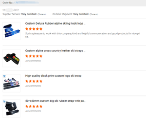 Asegure sus esquís de fondo con correas de esquí de gancho y lazo impresas con logotipo personalizado - Product Image 4