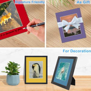 Passe-partout pour photos sur mesure, carton épais pour encadrement d'œuvres d'art - Product Image 4