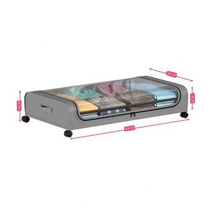 도매 맞춤형 침대 밑 수납함 방진 패브릭 커버 정리함 옷 신발 가정용 수납함 - Product Image 6