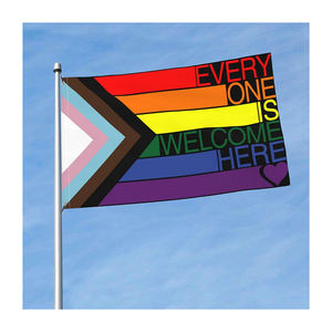 Poliéster LGBTQ Arco Iris bandera lesbiana homosexual bisexual pansexualidad transgénero orgullo bandera accesorio pantalla - Product Image 6