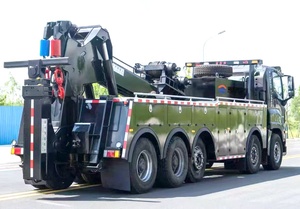 Camions de dépannage poids lourd 50t, dépanneuse rotative routière 360 degrés, corps supérieur de dépanneuse poids lourd 10*4 à vendre - Product Image 6