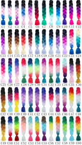 Extensions de cheveux en tresses jumbo de 24 pouces, de haute qualité, ombrées <span class=keywords><strong>blond</strong></span> miel, 100g, pré-étirées, cheveux de tressage en soie pour femmes, enfants, hommes - Product Image 4