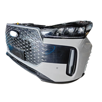 Para Chery Tiggo 4 parachoques delantero usado Original de alta calidad con rejilla, conjunto de parachoques delantero de faros delanteros de radiador