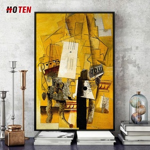 Mural de Arte Abstracto Europeo, Pintura Creativa Americana para Colgar, Pintura Famosa de Picasso, Decoración de Pared de Fondo, Soporte de Lienzo - Product Image 1