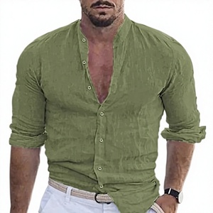Ensemble court formel d'été pour homme, design personnalisé, vente en gros, manches longues, haute qualité, 100% coton tricoté, tissé uni, séchage rapide, faible MOQ - Product Image 3