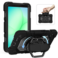 Étui de tablette portable B2B avec support pivotant robuste et protection contre les chutes pour Samsung Tab A9/Galaxy Tab A11 8,7 pouces, idéal pour le bureau, les voyages et les affaires