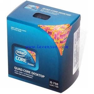 Utilisé/neuf pour processeur <span class=keywords><strong>Intel</strong></span> <span class=keywords><strong>CPU</strong></span> <span class=keywords><strong>I5</strong></span>-<span class=keywords><strong>750</strong></span>/SLBLC LGA1156 pour ordinateur de bureau 3.2GHZ 8M 95W - Product Image 2