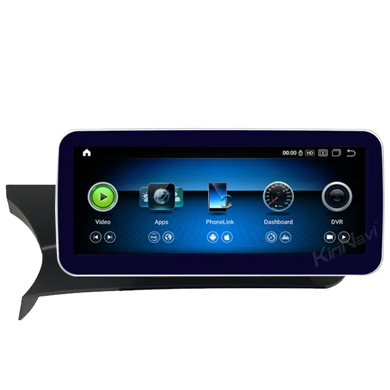 KiriNavi 10.25 Android11 자동차 라디오 Automotivo 메르세데스 벤츠 C 클래스 GLK GLC X204 메르세데스-벤츠 W446 자동차 DVD 플레이어 2007-2018