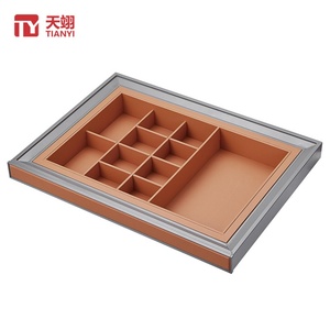 Multi Compartment Underwear <b>Storage</b> Grid Drawer Organizer <b>Box</b> for Walk in Closet Bra Panty Sock Sorting - Product Image 1