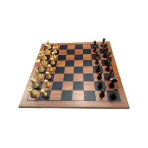 Jeu de backgammon élégant en bois de 19 pouces avec accessoires – Fournitures de jeux en bois en gros - Product Image 4