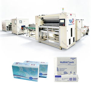 Linea di Produzione Completamente Automatica per Fazzoletti di Carta Piegati a <span class=keywords><strong>V</strong></span>/<span class=keywords><strong>C</strong></span>/Z/N e Asciugamani di Carta - Product Image 1