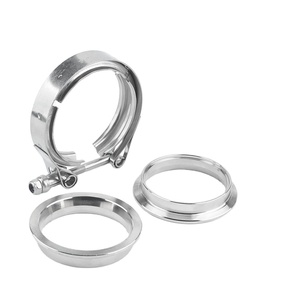 Colliers de serrage <span class=keywords><strong>V</strong></span>-<span class=keywords><strong>Band</strong></span> 2,5 pouces (63 mm) à dégagement rapide pour turbocompresseur avec brides plates standard - Product Image 1