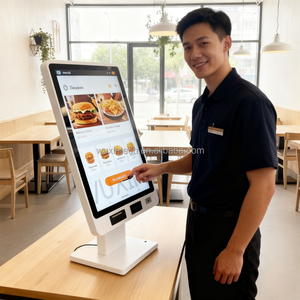 <span class=keywords><strong>Terminal</strong></span> de Pago POS de Alta Gama WUXIN, Máquinas de Pago Automatizadas con Pantalla Táctil, Kiosco de Autoservicio para Supermercados y Lavaderos de Autos - Product Image 3