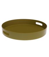 Plateau de service rond en plastique antidérapant avec impression de logo personnalisé Plaque de bar antidérapante Plateaux à bière PS pour la promotion