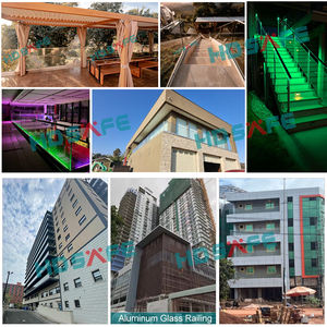Profilé en aluminium sans cadre pour garde-corps en verre, <span class=keywords><strong>éclairage</strong></span> LED en U pour sol <span class=keywords><strong>de</strong></span> <span class=keywords><strong>bord</strong></span> <span class=keywords><strong>de</strong></span> <span class=keywords><strong>mer</strong></span>, garde-corps <span class=keywords><strong>de</strong></span> balcon, base <span class=keywords><strong>de</strong></span> garde-corps d'escalier, main courante en verre - Product Image 6