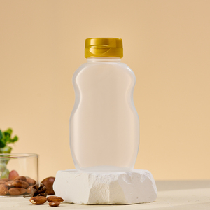 200ml 270ml 300ml 塑料蜂蜜果酱果汁糖浆酱料罐 PET塑料瓶带螺旋盖-促销 - Product Image 3