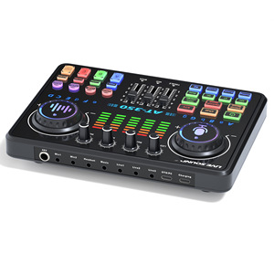 Microphone à condensateur professionnel 48V équipement de podcast <span class=keywords><strong>carte</strong></span> <span class=keywords><strong>son</strong></span> d'enregistrement d'ordinateur <span class=keywords><strong>externe</strong></span> <span class=keywords><strong>pour</strong></span> jeu voix en direct - Product Image 5