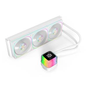 <span class=keywords><strong>Enfriador</strong></span> Líquido RGB <span class=keywords><strong>de</strong></span> 360 mm con Iluminación, Diseño <span class=keywords><strong>de</strong></span> Ventilador <span class=keywords><strong>de</strong></span> Flujo Inverso, <span class=keywords><strong>Base</strong></span> Grande <span class=keywords><strong>de</strong></span> Cobre, Compatible con Intel y AMD - Product Image 5