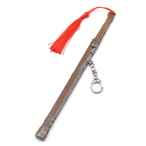 LLavero de modelo de espada indómita de Anime caliente chino de 22cm, llavero de aleación de Zinc y Metal, artesanía creativa, regalo de prensa automática - Product Image 6