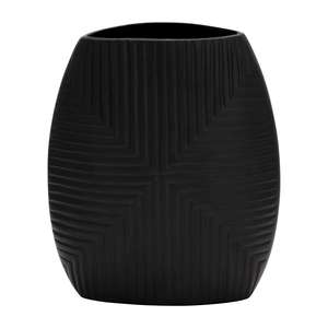 Vases à fleurs de Table uniques décoratifs pour la maison de couleur noire pour le décor de salon Vases à fleurs de trompette en aluminium de vente chaude à vendre - Product Image 1