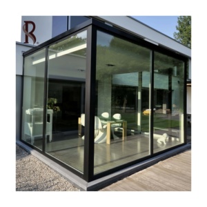 <span class=keywords><strong>Rising</strong></span> Custom nouveau modèle en aluminium Design jardin d'été maison en verre sur pied jardin véranda pergola jardins et maison en verre - Product Image 5