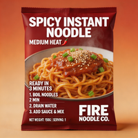 Fideos Udon de Trigo Duro Listos para Comer, Picantes, Bajos en Sodio, Sin Azúcar, en Vaso, Alimento Diario Nutritivo