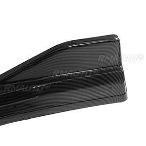 Nouveau kit carrosserie avec lèvre de pare-chocs avant, spoiler, diffuseur et protection en aspect fibre de carbone/noir pour Mazda 3 Axela 2019-2020 - Product Image 6