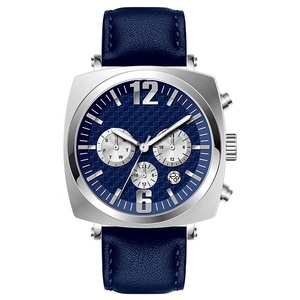 Orologio da uomo con design elegante a forma quadrata orologio a <span class=keywords><strong>mano</strong></span> il tuo LOGO con marchio uomo d'affari oem U2711 - Product Image 1