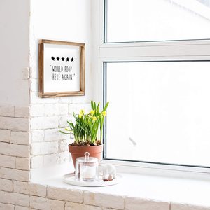 ฉันหวังว่าทุกอย่างออกมาโอเคป้ายห้องน้ำ12X12นิ้วไม้ผนังห้องน้ำตกแต่ง - Product Image 4