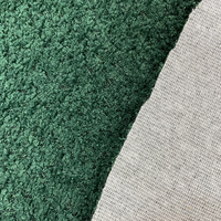 Tissu d'ameublement en microfibre chenille respirante imitation velours bouclé polaire pour canapé, textile de maison, sacs et jouets - Vente directe usine