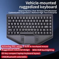 Nouveau clavier HENGYU compact et robuste pour ordinateur de bureau, à commutateurs mécaniques à ciseaux, double mode, rétroéclairage RGB, programmable, en plastique, USB 3.0 Type-C