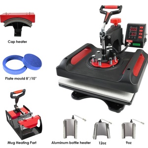Machine d'impression par sublimation multifonctionnelle Freesub pour t-shirts, tasses, chapeaux/casquettes, assiettes P8001-8 - Product Image 4