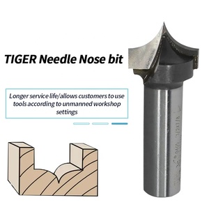 Hot Selling Tiger Shark <strong>Cnc</strong> Machion <strong>Tools</strong> Carbide Door Panel Ovolo Carving Bit Pointed Roundover Router Bit tiger <strong>Cnc</strong> Router Bit - Product Image 2