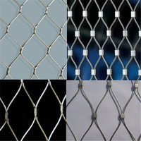 Clôture de filet de maille de câble métallique de balcon d'acier inoxydable pour plantes grimpantes