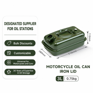 Réservoir de carburant pour moto 3L épaissi et amélioré, bidon d'<span class=keywords><strong>essence</strong></span> portable <span class=keywords><strong>en</strong></span> métal - Product Image 2